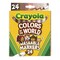 Crayola Colors of the World Markers, Broad Line, 24 Colors Per Set, 48PK 587802 - alternate 3